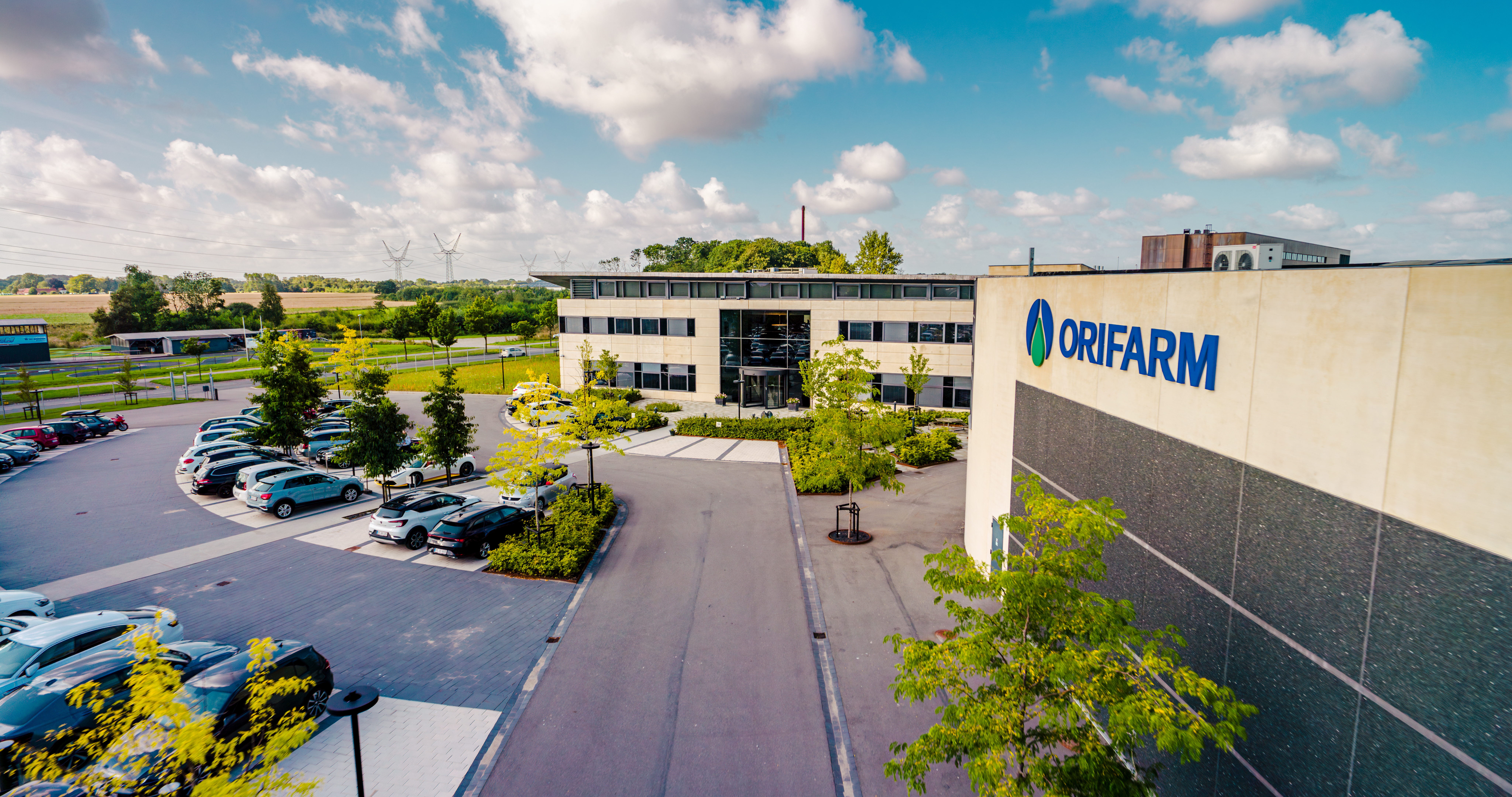 Orifarm Headquarters With Logo Signage